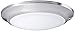 Westinghouse Lighting 6323100 Large LED Indoor/Outdoor Dimmable Surface Mount Wet Location, Brushed Nickel Finish with Frosted Lens