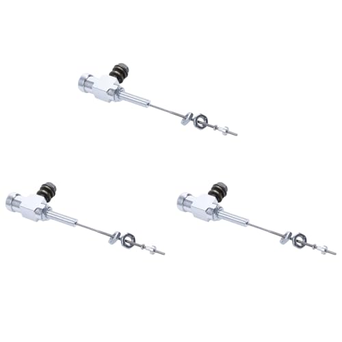 Cilindro hidráulico de embrague M10x1.25mm para motocicleta bomba biela de freno de aluminio plata