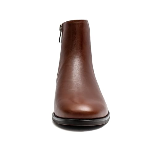 ONEENO Women's Minimalist Leather Ankle Boots4