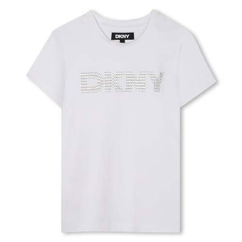 T-shirt DKNY D62406 pour fille, un vêtement au confort absolu pour l'école et le sport