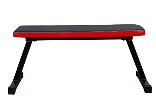 POWER FITNESS Flat Gym Bench Home Workout Multipurpose Exercise Bench Press Weight Strength Training Flat Fixed Bench with 300 KG Capacity(Black) (B0C5425FV4) Amazon Price History, Amazon Price Tracker