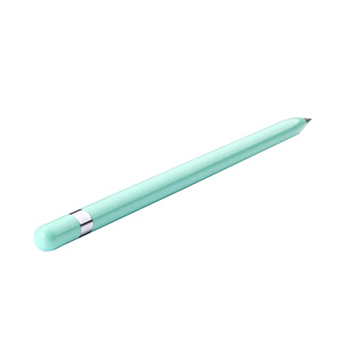 DOITOOL 1 Pieza lápiz eterno lápices mecánicos tinta lápices de dibujo escribiendo lápiz mecánico de arte lápiz reutilizable pluma eterna y lápices lápiz sin fin Green