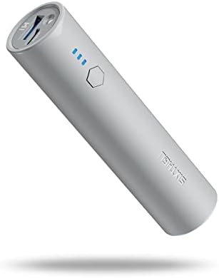 S03 Portable Charger, 2-Port (USB-C In&Out) 5000mAh Power Bank Fast Charging, External Battery Pack with Flashlight, Compatible with iPhone 14/13/12/11 Series, Samsung, AirPods, and More (Grey)