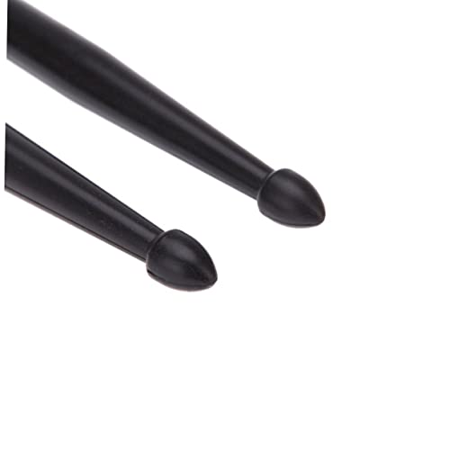 Baquetas de nylon negro para batería 3 pares miniatura 6