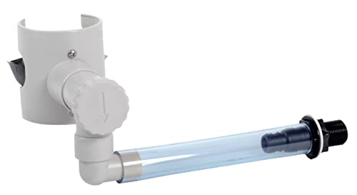 EDA - Kit Collecteur Rond CAPT'EAU pour Gouttière - Accessoire de Récupérateur d'eau - Gris, Ø 5,5/32 x 58 mm