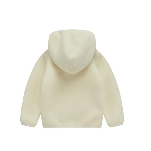 Image of Mud Kingdom Boys Girls Polar Fleece Jacket with Hood Winter Thick Warm Outerwear Funny Cartoon