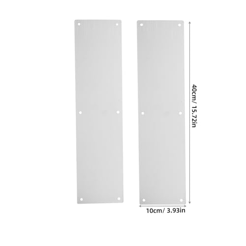 Plaque inox protection murale de porte extérieure acier inoxydable DOITOOL