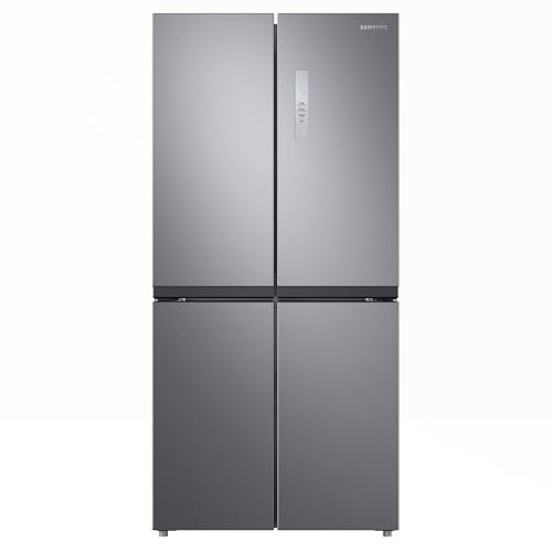 Samsung Frigorifero Quattro Porte Slim RF48A400EM9/EF, Total No Frost, Twin Cooling Plus, Motore Digital Inverter Garantito 20 Anni, 488 L, LxAxP: 83,3 x 179,3 x 74 cm, Inox