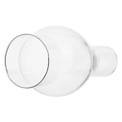 NUOBESTY Oil Lamp Chimney Glass Chimney Lamp Shade Handblown Clear Kerosene Lamp Shade Replacement for Vintage Oil Lamps 2 Inch Base - Image 4