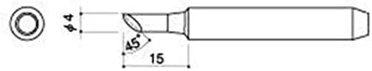 Hakko 920-T-4C Replacement Soldering Tip for Hakkomach Machs, Pack of 10