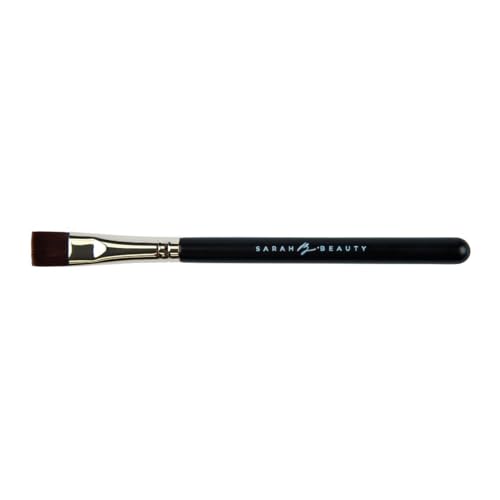 SARAH B. BEAUTY Hi-Lite N Blend Brow Highlighter Brush - Precision Brow Sculpting Tool with Flat-Tip Design for Sculpting, Professional Eyebrow Contour Brush & Arch Defining Tool
