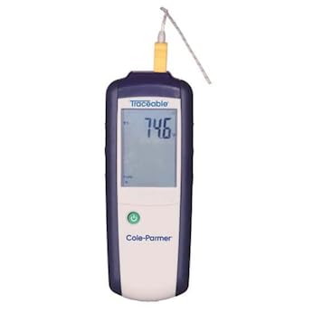 Digi-Sense Thermoelement-Thermometer, Typ K/J, NIST-Kalibrierung.
