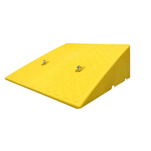 Rampa portátil amarilla para vehículo, antideslizante PVC miniatura 1