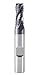 Accusize Industrial Tools 5/16'' by 3/8'' by 3/4'' Flt Length, 2-1/2'' Oal, 4 Flute, Standard Tooth M42 8% Cobalt Tialn Roughing End Mill, 1102-0516