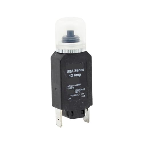 熱遮断器、 Reset Thermal Overload Circuit Breaker Switch 3A-16A Motor Protector(3A)