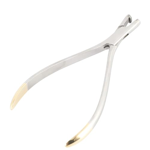 Annhua Distal End Cut Plier with Mini Head &amp; Longer Handle, Hold &amp; Cut Hard and Soft Wire Orthodontic Cutter Dental Surgical Instrument Tool