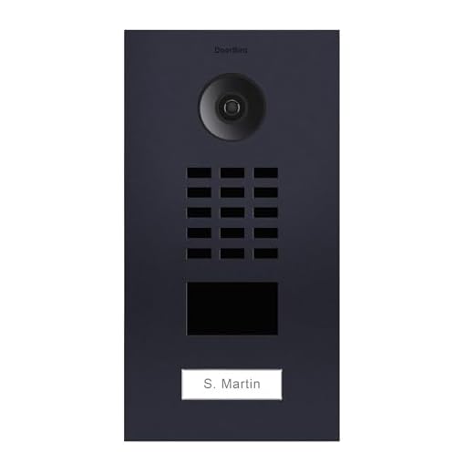 Doorbird D2101V Video-Türsprechanlage, IP mit RFID, Anthrazit