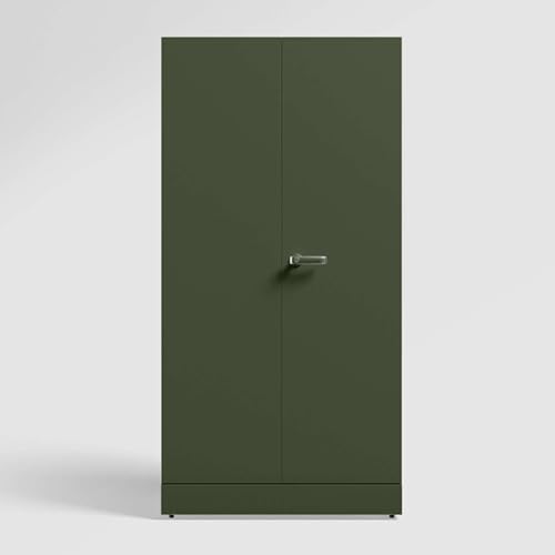Image of Interio by Godrej Auraline Men Premium Steel Almirah, Matte Tree Mist