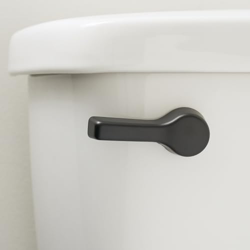 Qualihome Matte Black Toilet Handle Replacement Kit Metal Front Mount Lever
