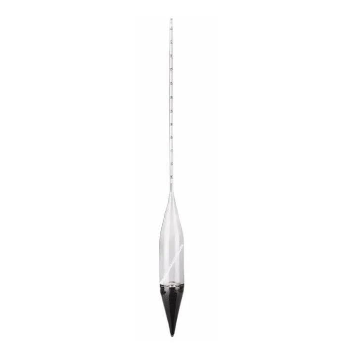 Soil Density Hydrometer 0.995-1.030 TM-85 B-Type Soil Densitometer Glass Float Gauge Densitometer Analyzer Wooden Packed
