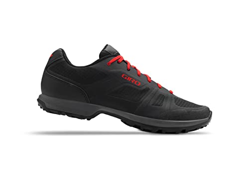 Image of Giro Gauge Men's Mountain Bike Shoe, Dark Shadow /Citron Green (2023), US 7.5 / EU 40