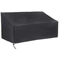 Schutzhülle für Gartenbank 4 Sitzer Bank Abdeckung Wasserdichtes Oxford-Gewebe Atmungsaktiv Gartenmöbel Sitzbankhülle