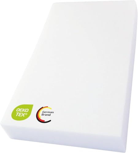 KiNDERWELT Schaumstoff Polster Schaumstoffplatte Schaum Matratze 140 x 60 x 6 cm