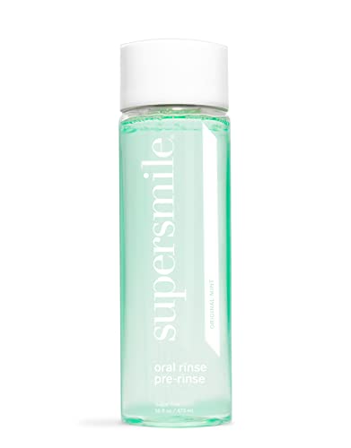 Supersmile Oral Rinse Mouthwash - Clinically Formulated Mint Flavored Sugar Free Dental Mouthwash - Fresh Breath - Anti-Germicidal - Alcohol-Free (16 Fl Oz)