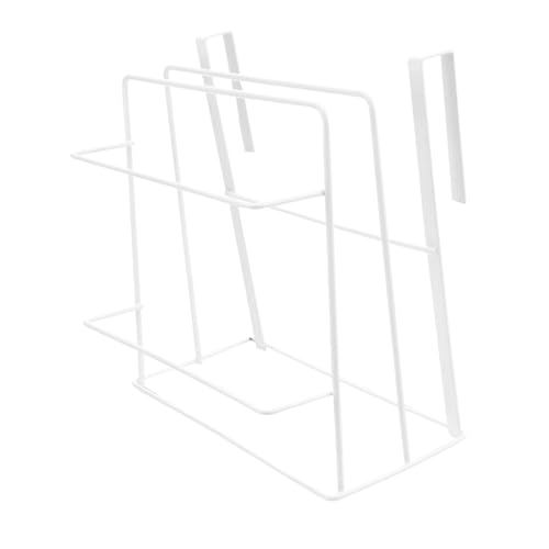 DECHOUS Double Layer Chopping Board Shelf Wall Hanging Cutting Board Rack Rustic Iron Panry Kitchen Storage Organizer Shelf