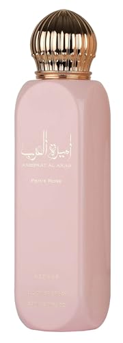 Lattafa Asdaaf Ameerat Al Arab Prive Rose – Fruity, Floral, Musky, Sweet – All Over Spray Long-Lasting Fragrance for Women, 5.07 Ounce / 150 ml
