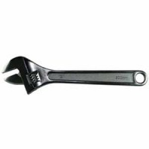 Adjustable Wrench, 8 in. Long, 1.13 in. Opening, Satin Chrome