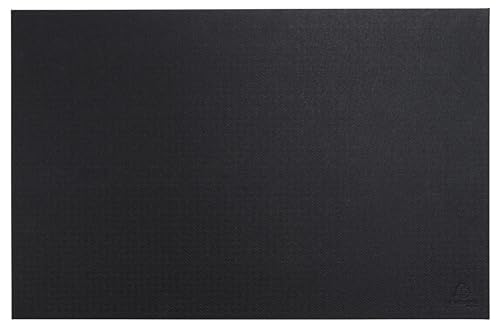 Sous-main compatible souris optique Exacompta OfficeByMe en carton rigide noir