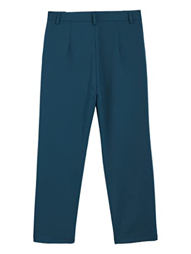 Boys Stretch School Uniform Twill Chino Pant Gentleman Wedding Formal Trouser Zipper Flat Front Dress Pant2