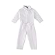 Lito Angels Baby Jungen Taufkleidung Taufanzug Taufe Kleidung Weißer Anzug mit Haube Größe 9-12 Monate 80 (Tag-Nummer 0M)