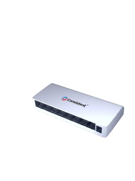 Consistent 8-Port Gigabit Network Switch (CT-DS-08PG) - Full 1000Mbps Speed, Plug-and-Play Ethernet Splitter, Auto-Negotiation Ports, Energy-Efficient Design for Gaming & CCTV-image-45