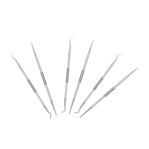 Happyyami Conjunto Herramientas De Limpieza De Uñas Herramientas De Pedicura Profesional Para Eliminación De Suciedad y Cuidado De Uñas Para Manicura y Pedicura
