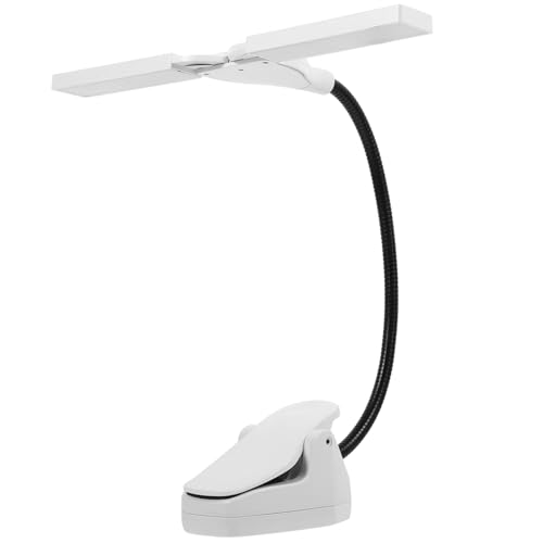 TOYANDONA Rechargeable Music Stand Light Piano Lamp Clip Reading Lamp Random Color