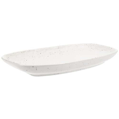 Plato rectangular para sushi estilo japonés en cerámica miniatura 1
