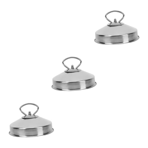 TOYANDONA 3 Piezas Tapa de Vapor de Inoxidable para Cocina Cubierta para Cocción al Vapor y Hotel