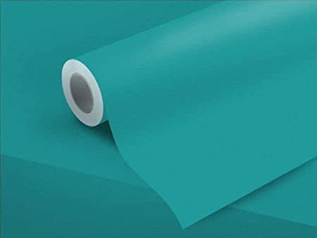 LIVECOOL Self Adhesive Matte Wallpaper for Kitchen Cabinet PVC Waterproof Modern Style Self Adhesive Wall Stickers Decoration for Furniture Fridge Cupboard (12 X 48 Inch, Turquoise Matte) (B0BNJ4P87H) Amazon Price History, Amazon Price Tracker
