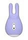 Loveline by Shots - Wiederaufladbares Silikon Aufliege Vibrator Love Bunny, violett