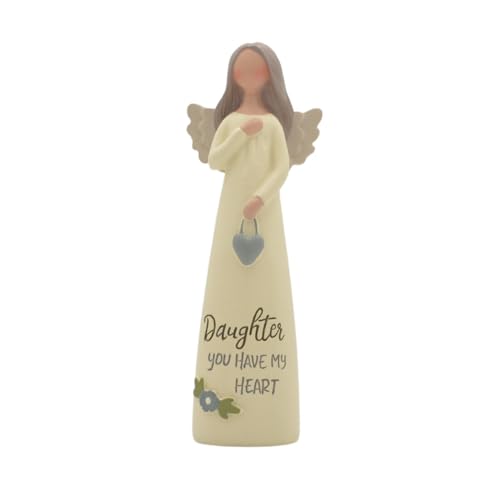 Blossom Bucket Daughter Angel Daughter You Have My Heart Resin 5 in