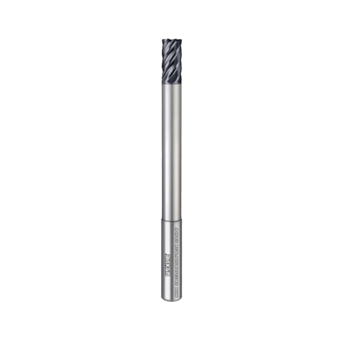 Image of Tools Carbide End Mills,6 Flute Square Milling Cutter,High Helix Angle for High Hardness Steel Finshing Milling Processing - 3 /8 Shank (3 /8-4.0 inch 1PCS)