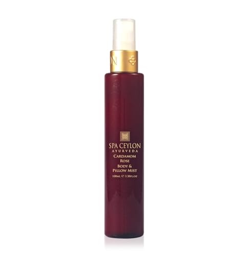 SPA CEYLON Cardamom Rose Body and Pillow Mist | Refreshing Skin Care Spray with Witch Hazel and Himalayan Rose | Non-Oily Fragrance Mist for All Skin Types - Image 3