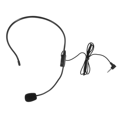 Yardwe Headset Microphone for Teachers and Tour Guides Ear Microphone with Sound Universally Compatible for Lectures and Presentations