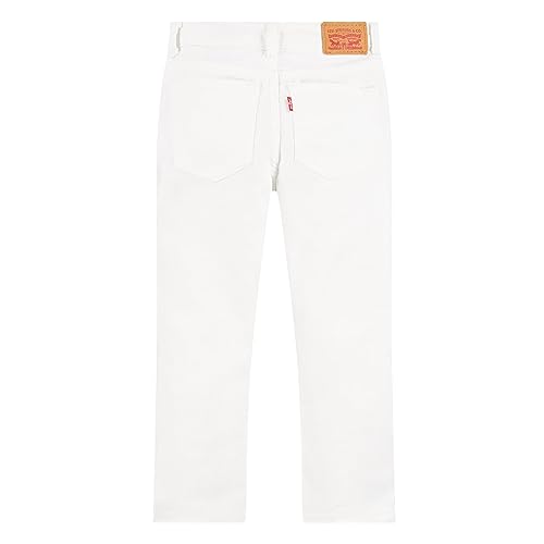 Levi's High Rise Straight Fit Jeans White2