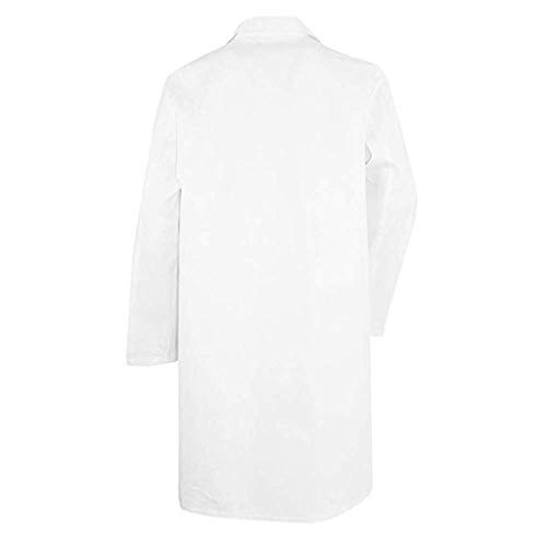 Girls White Coat Long Sleeve Lapel V-Neck Button up Knee Length Workout Jacket Doctor Kit Dress up for Tween Kids2