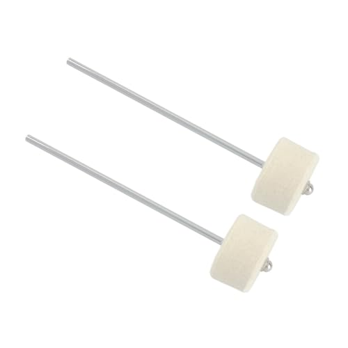 Abaodam 2 piezas pedal simple para bombo de batería miniatura 1