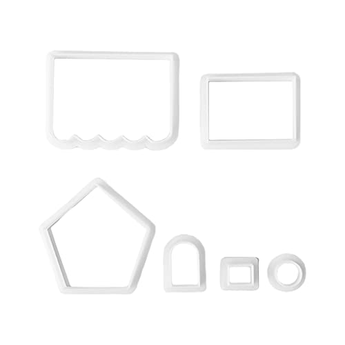 Juego de moldes de galletas de Navidad en 3D para decoración de tartas, diseño de casa pequeña