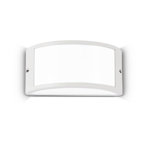 Lampada Da Parete Con 1 Luce Ideal Lux Modello Rex-1 Ap1 Bianco